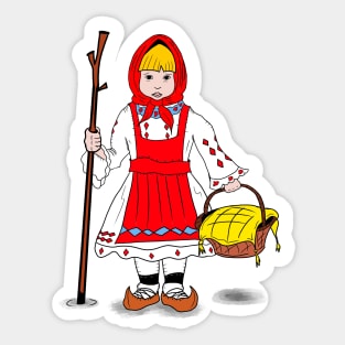 Red Riding Hood Sticker